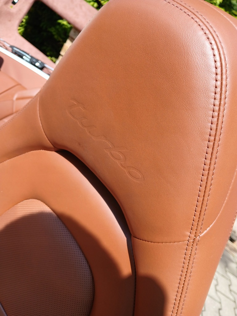 фото №15, Porsche panamera 971 turbo сидіння обшивки середина салон стеля килимки