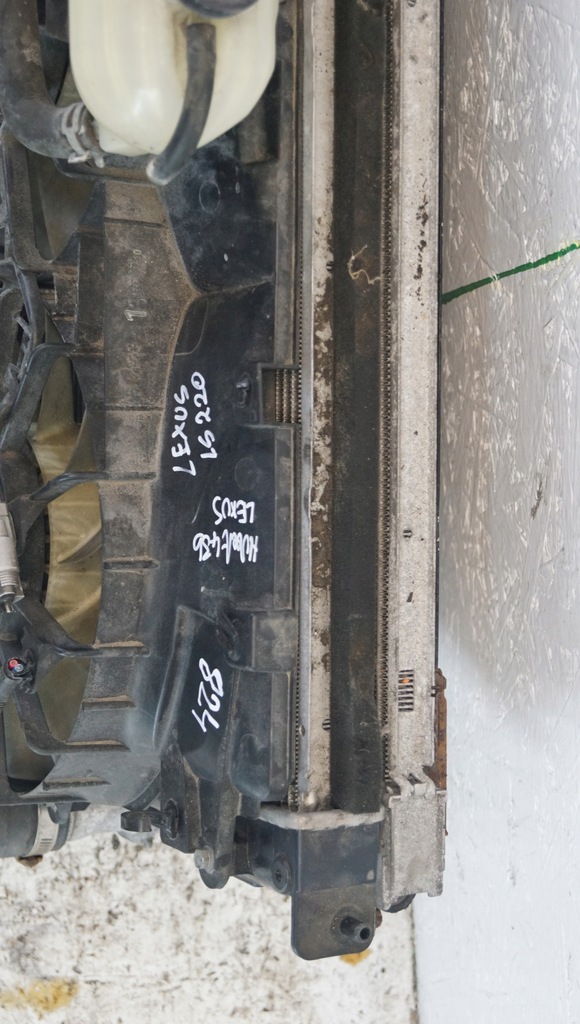 фото №7, Lexus is 220 комплект радіатор вентилятори