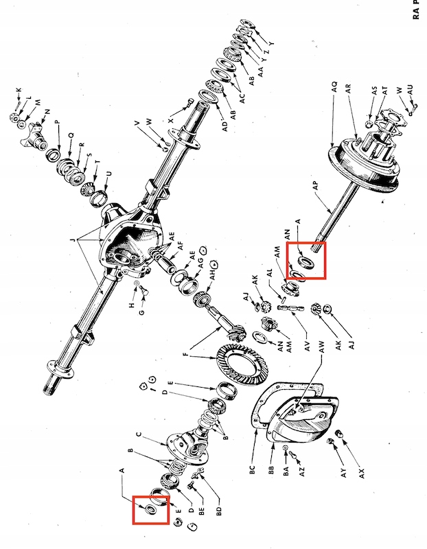 Ущільнювач zimmering піввісь диференціал міст willys jeep mb gpw в Україні