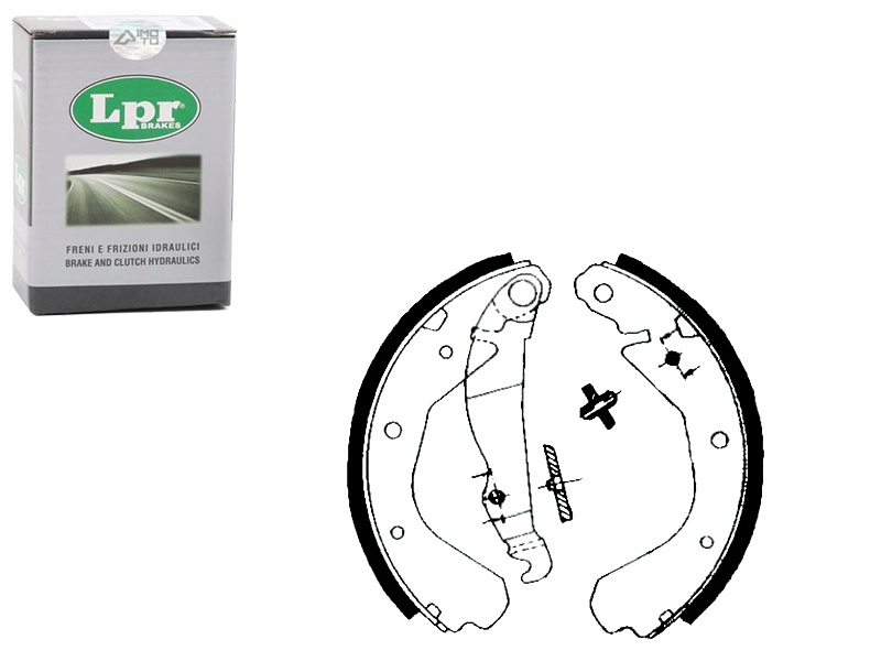 фото №1, Lpr гальмівні колодки гальмівні kpl. задня opel corsa a, corsa