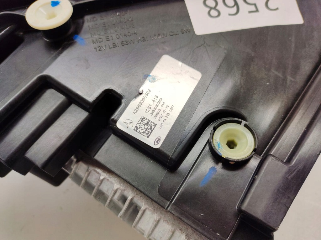 фото №8, Mercedes eqs suv 296 x296 лампа ліва лампи передні digital light комплектна