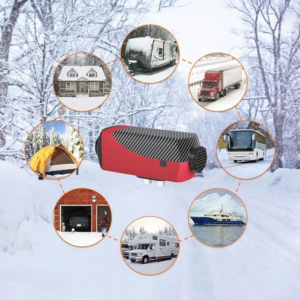 фото №12, Нагреватель стояночный 12v дизель, нагреватель воздуха na масло приводной