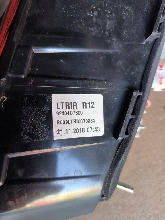 фото №7, Hyundai tucson ii lift iii лампа задня задня w кришка 92403-d7600 92404-d7600