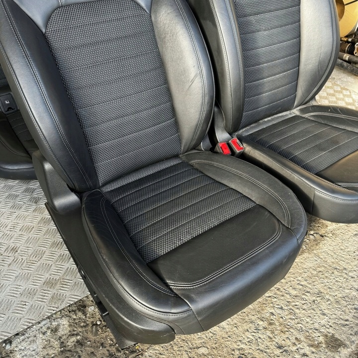 фото №5, Alfa stelvio сидіння пасажира шкіряний skóa правий оббивка заднє сидіння сидіння