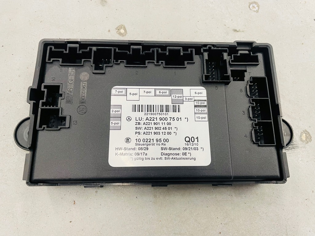 фото №1, Модуль дверь a2219007501 mercedes w221