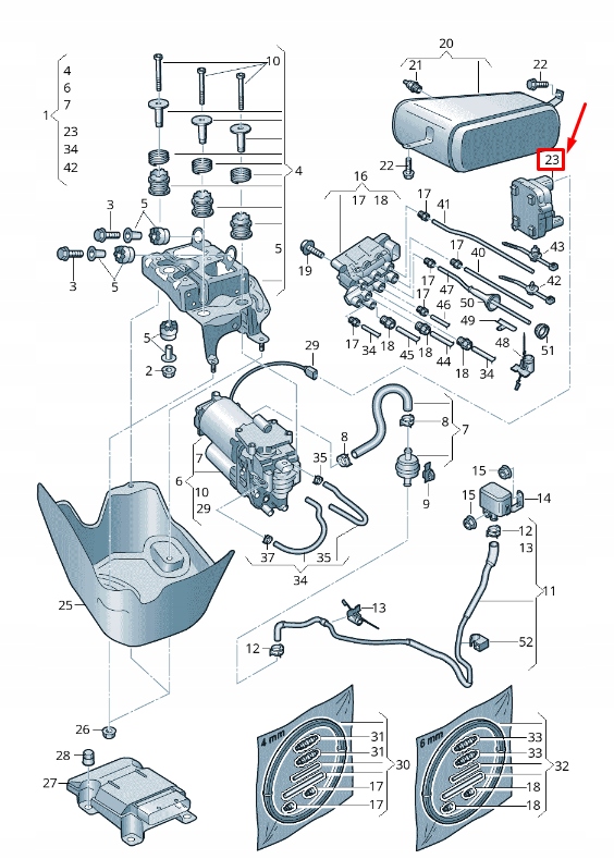 фото №2, Audi q8 4mn адаптивный suspension управление unit 4m0907778