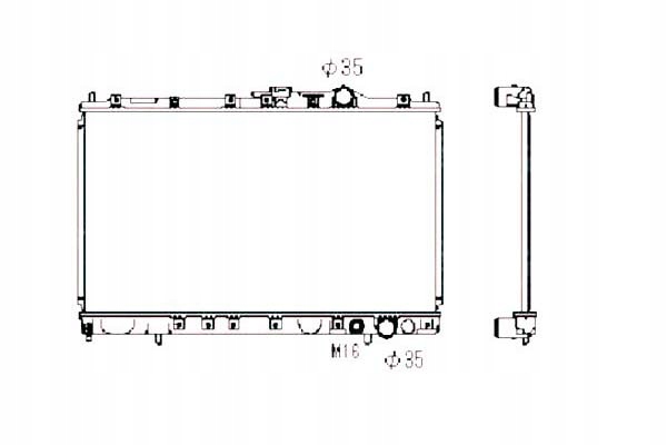 фото №1, Nrf радиатор wody mitsubishi space runner 1.8 n1