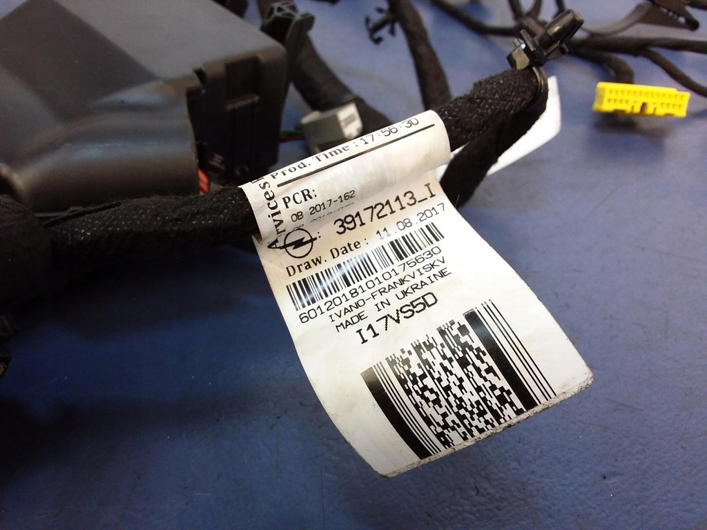 фото №6, Opel astra v електропроводка джгут навігації 39172113