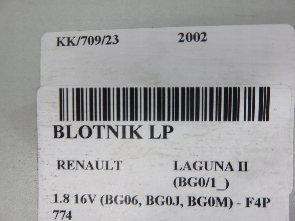 фото №7, Крила лівий передній renault laguna ii