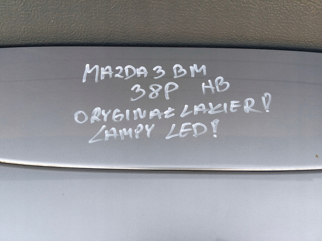 Купити Mazda 3 bm хетчбек кришка багажника багажника 38p оригінальний лак 13-17