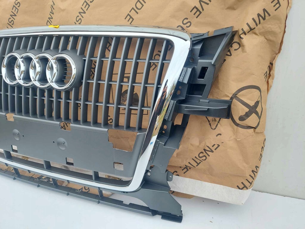 фото №4, Audi q5 i 8r 08- решётка радиатора решётка радиатора бампера перед nowa оригинальный номер