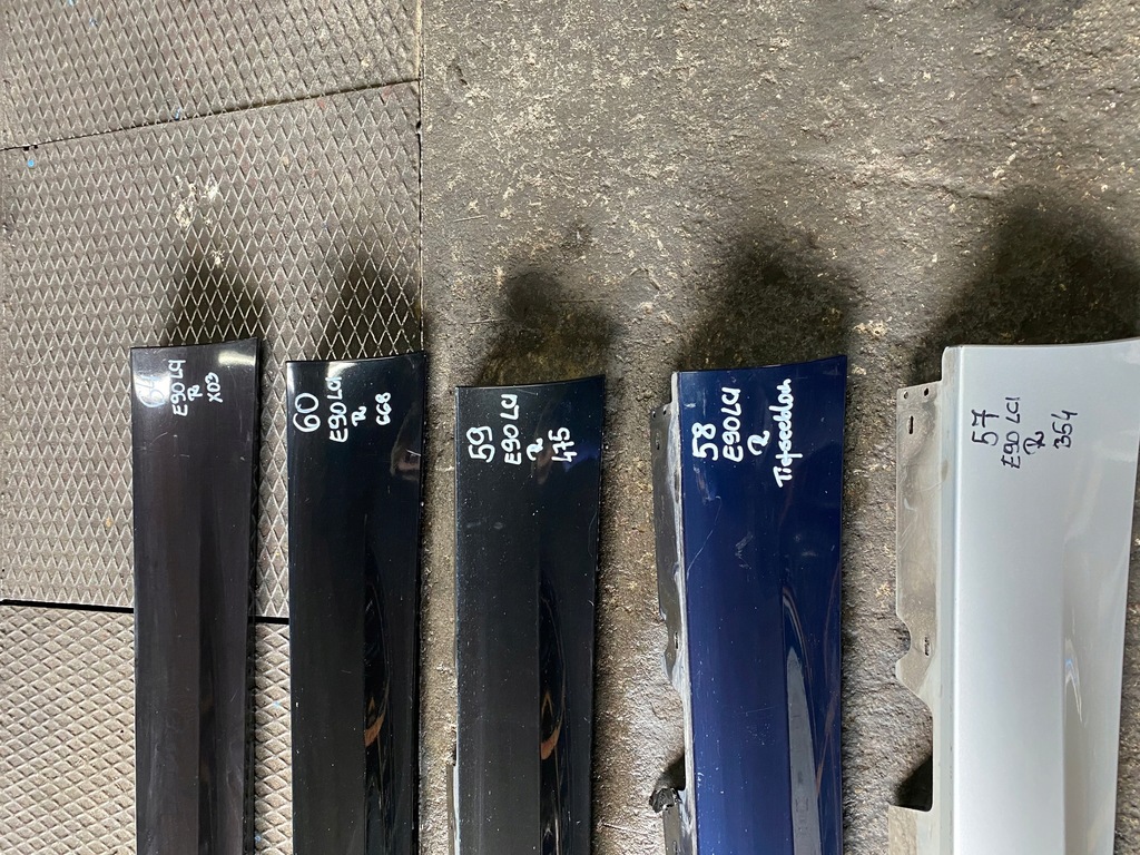 фото №3, 64 bmw e90 e91 lift поріг молдинг права rubinschwarz