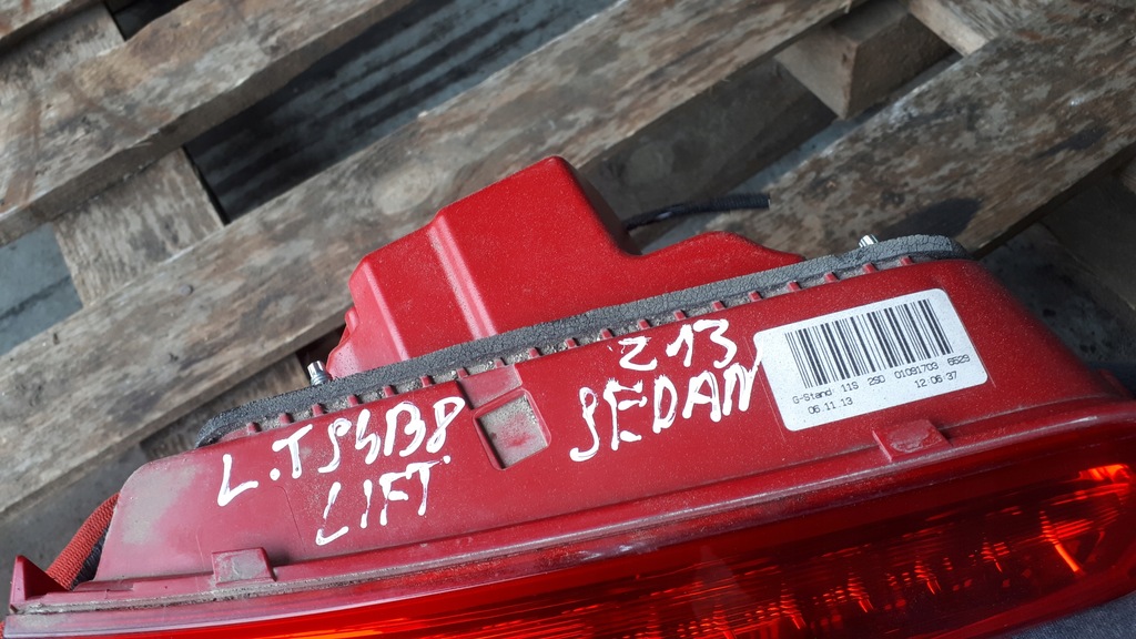 фото №7, S4 b8 lift лампа левая sedan задняя w крышка usa a4 b8