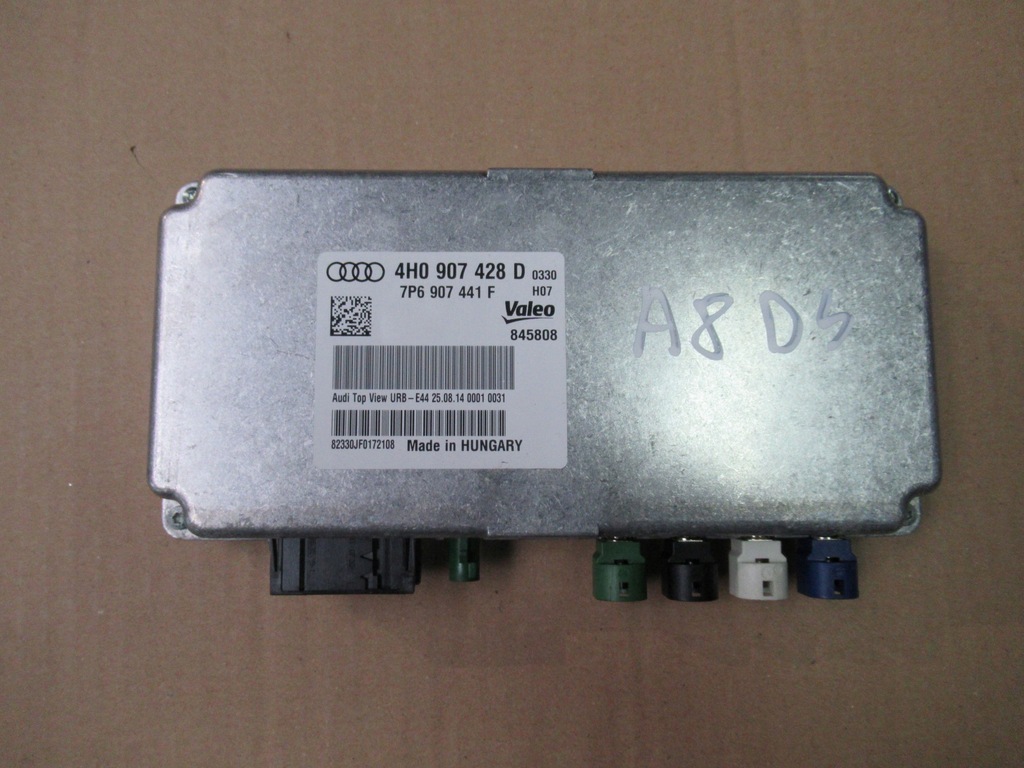 фото №1, Audi a8 d4 lift модуль камери top вид 4h0907428d
