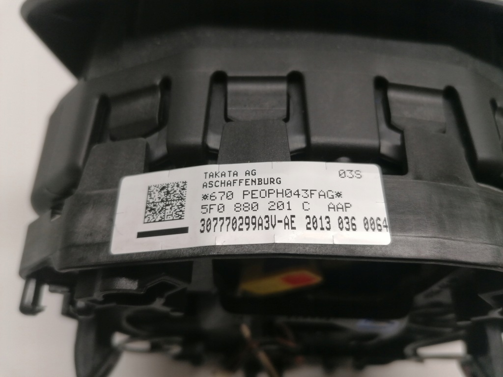 фото №6, Seat leon iii 5f подушка водителя подушка безопасности оригинал 12-20