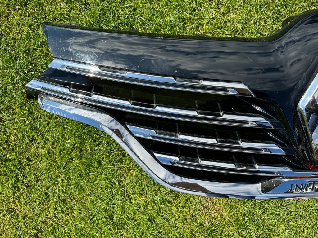 фото №3, Renault koleos initiale 2 ii 17- решітка радіатора хром решітка радіатора бампера передня перед