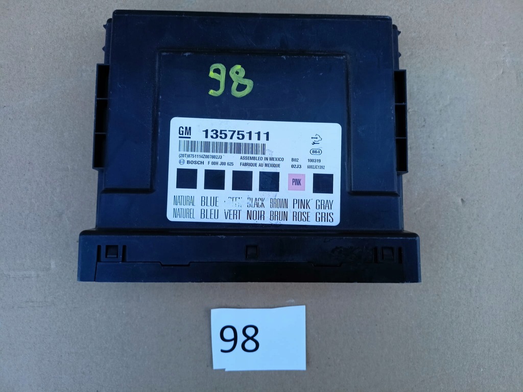 фото №1, Opel insignia модуль bsi uch 13575111