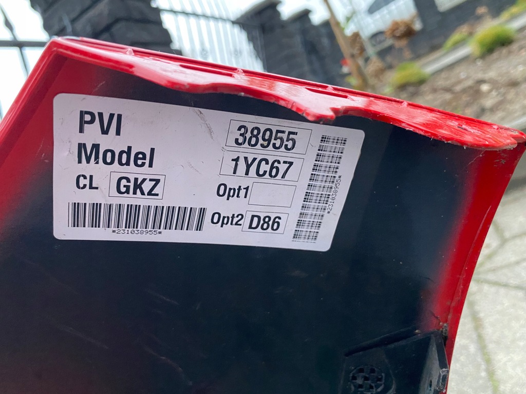 фото №10, Chevrolet corvette c8 1yc67 бампер перед передній