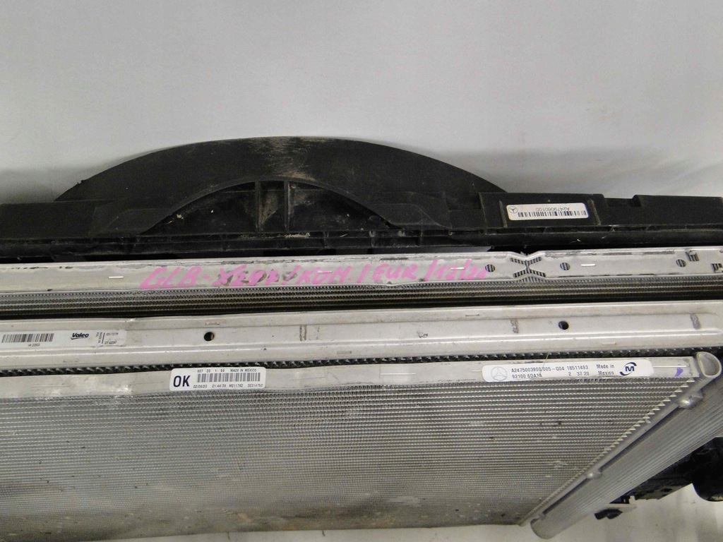 фото №7, Mercedes glb x247 247 комплект радиатор amg 2.0 d