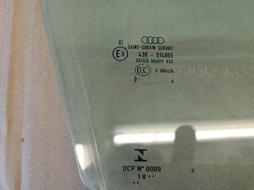 фото №9, Audi q5 ii fy 2.0tdi скло двері правий перед з 2018 r клеєна as2 80a845022
