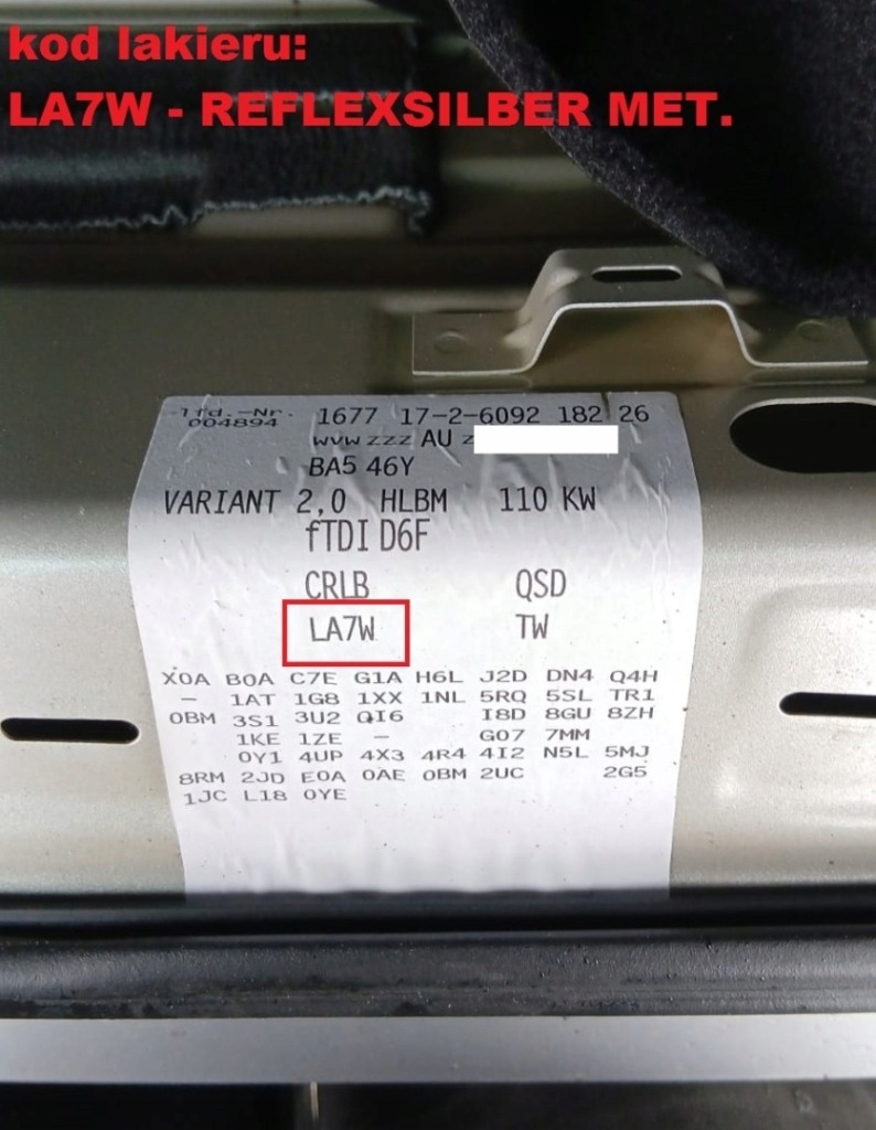 Двері ліва задній задні la7w vw golf vii 5d універсал 12-16 Оригінал