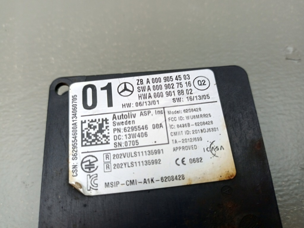 Купити Mercedes w176 w246 w166 радар датчик мертвого pola a0009054503