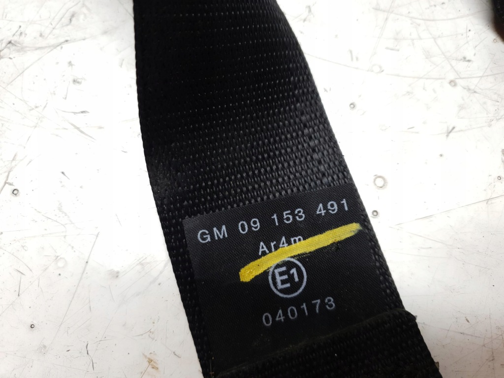 фото №4, Pas безпеки лівий задня opel astra ii g