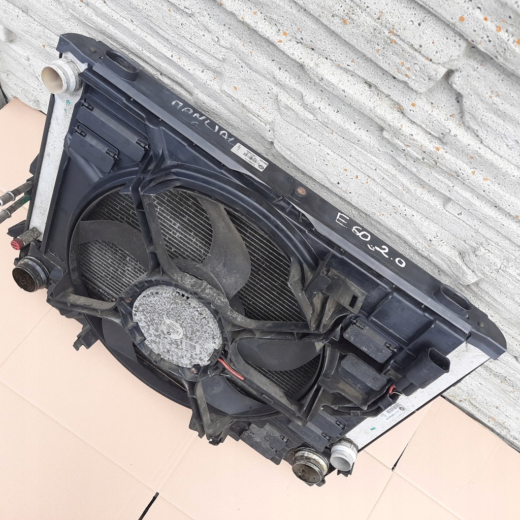 фото №14, Радіатор комплект вентилятор bmw e60 e61 520 2.0 d