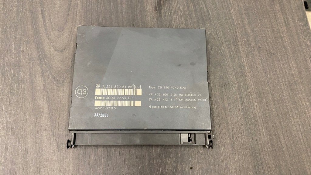 фото №1, Модуль блок управления сиденье mercedes w221 2218705485