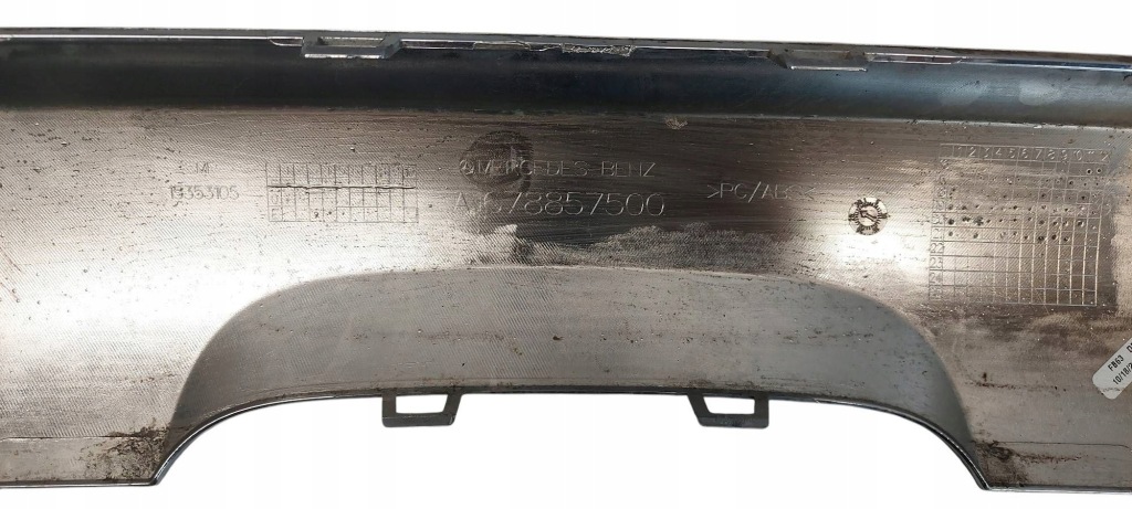 Mercedes gle w167 накладка бампера задний  хром a1678857500 в Украине