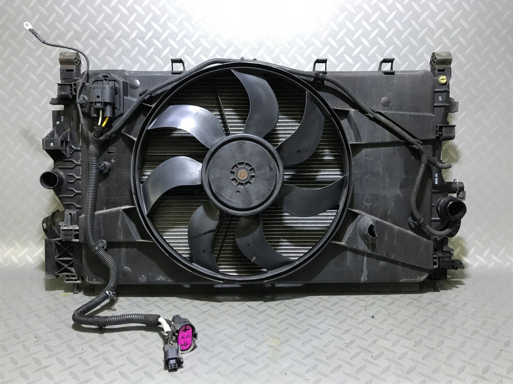 фото №4, Zafira c 1.4 turbo радиатор вентилятор набор