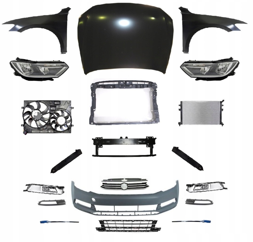 Купить Passat b8 перед капот бампер ремень фара крыло