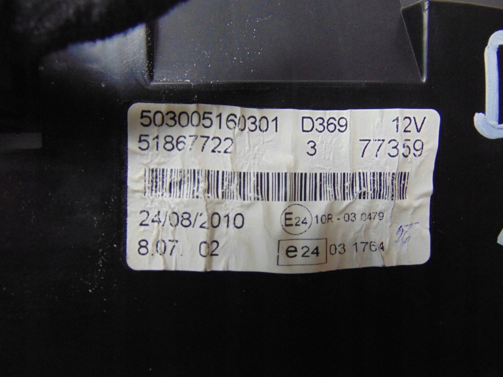 фото №15, Лічильник приладова панель opel combo d doblo ii 1.6 mtj 51867722 europa