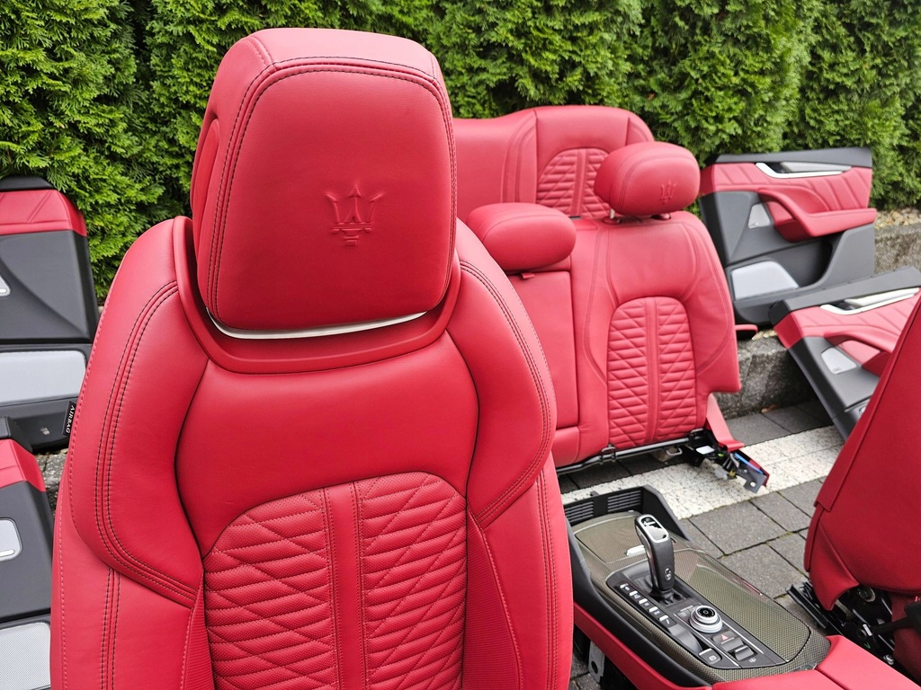 фото №11, Maserati levante середина сидіння заднє сидіння обшивки idealny!