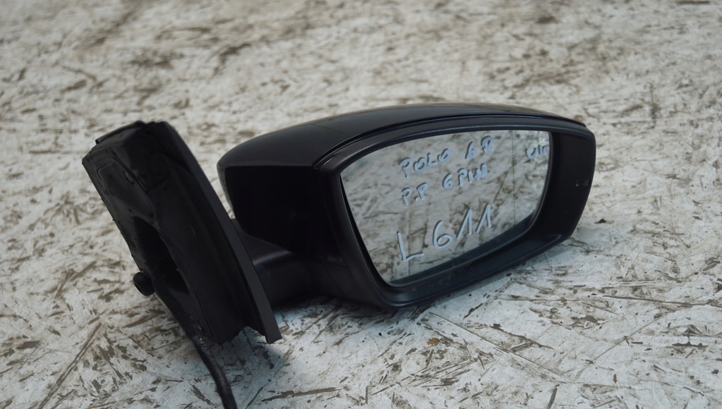 фото №11, Зеркало правое vw polo 6r v 6 pin
