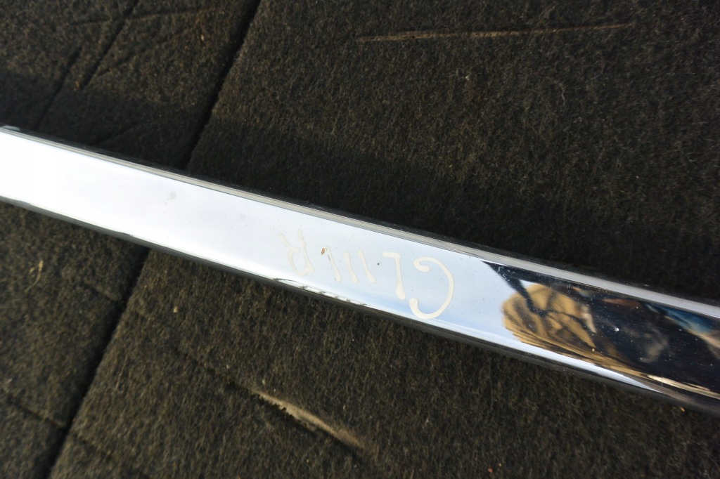 Рейлинги кровельные левое  хром mercedes gl x164 рестайлинг с Разборки