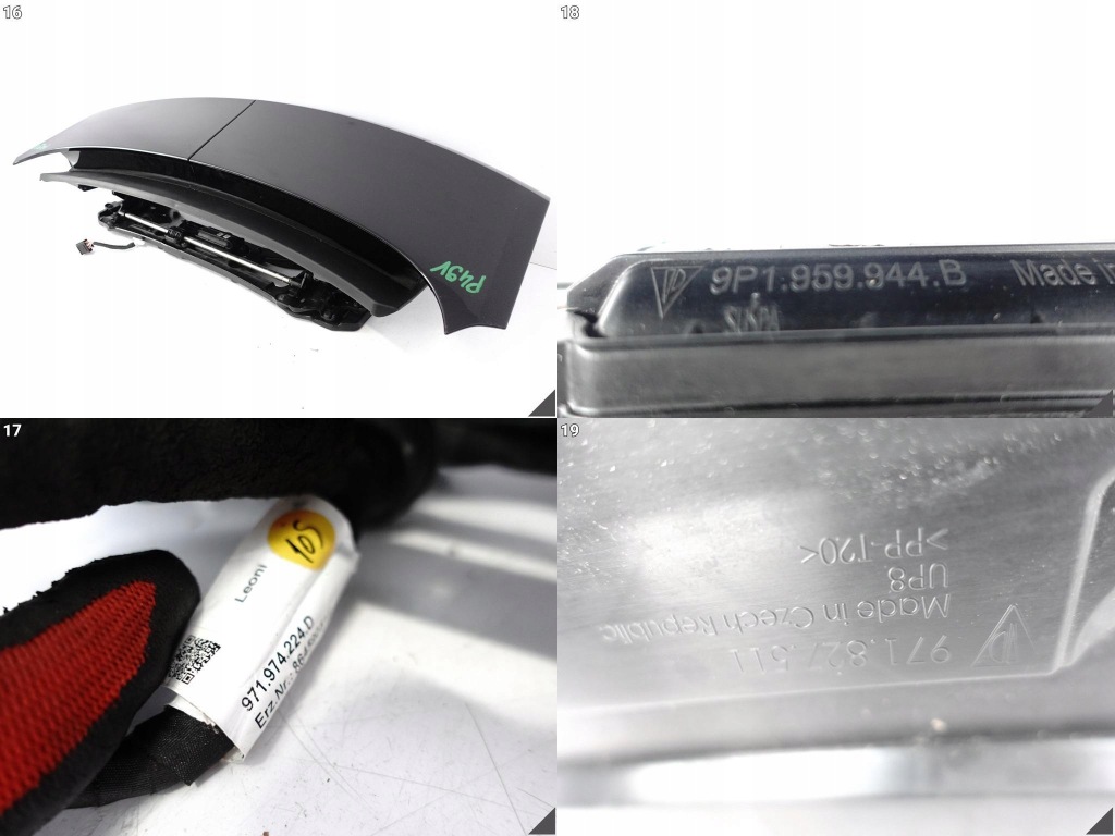 Porsche panamera 971 turbo крышка багажника механизм привод спойлер спойлер крыло задняя Доставка