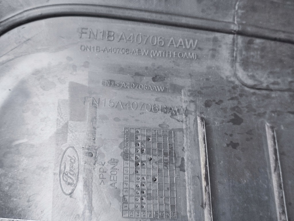 фото №14, Ford ecosport 2 ii 2016r захист кришки пластик пластик оббивка обшивка