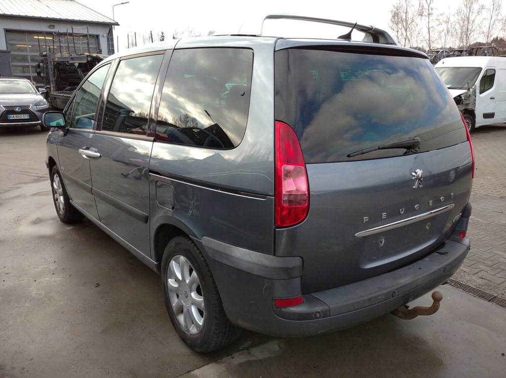 фото №11, Peugeot 807 eb 02- дверь левая перед передние серые ezw