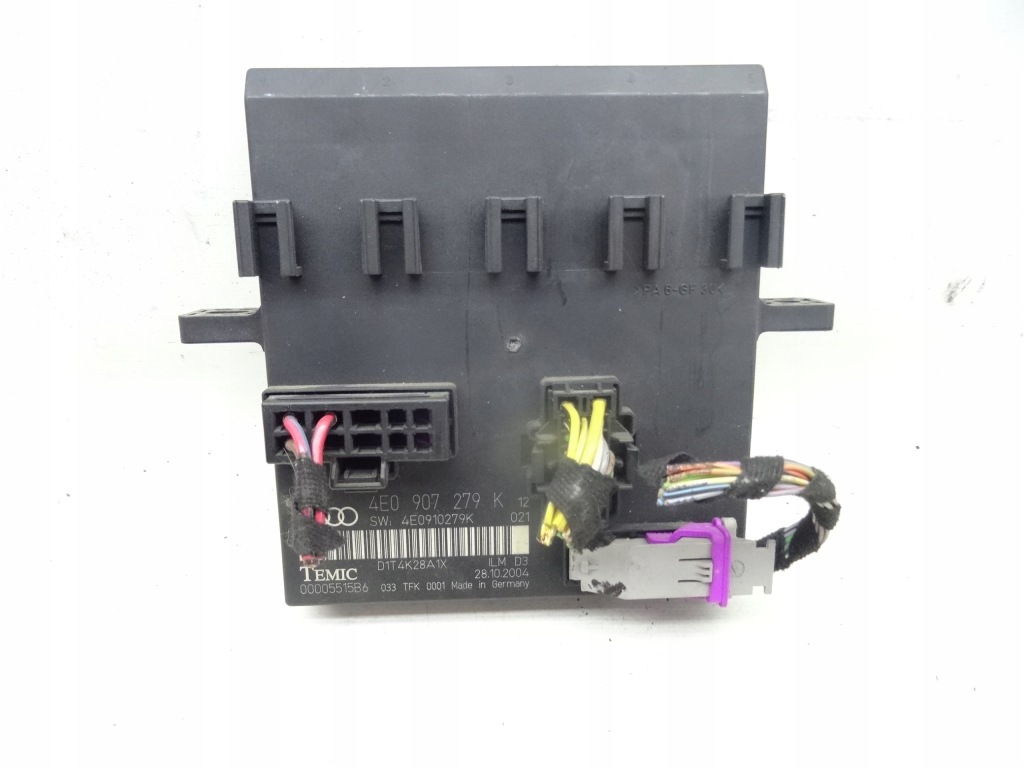 фото №1, 4e0907279k audi a8 d3 модуль блок управления света