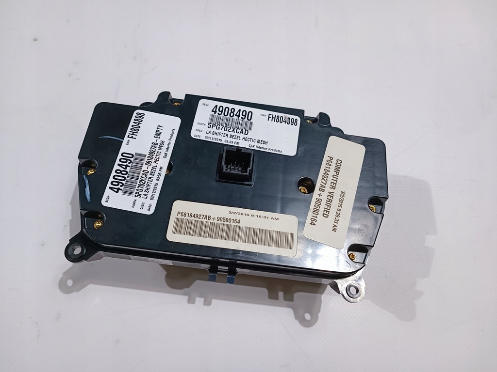 фото №7, Панель радио кондиционера dodge challenger 2015-