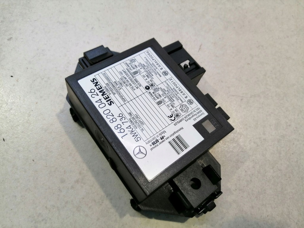 фото №7, Модуль імобілайзер mercedes w168 1.4 1688200426
