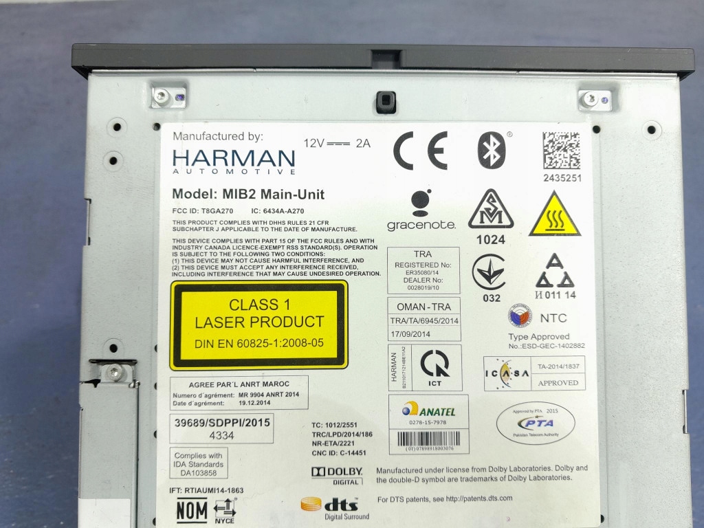 фото №5, Skoda superb iii модуль мультимедийный считыватель навигации 3v0035043c