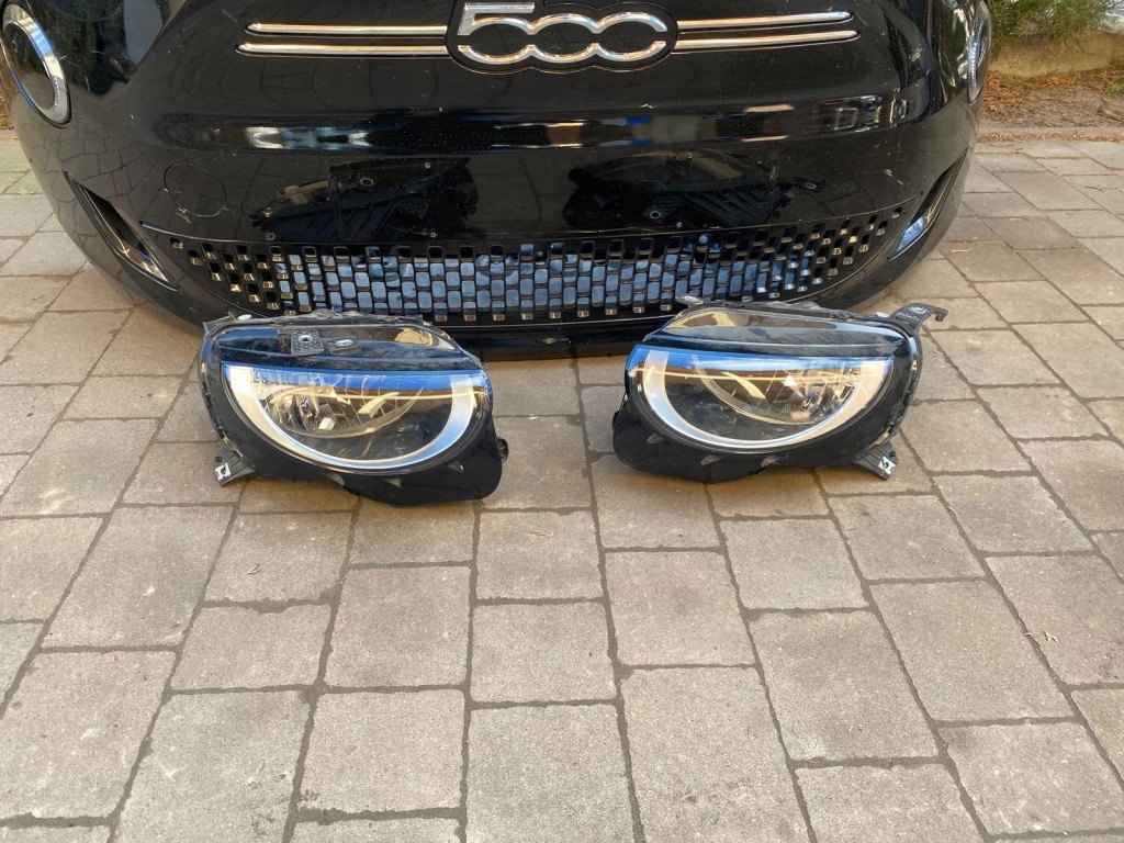 фото №1, Бампер капот лампа pas передний fiat 500 500e электрик