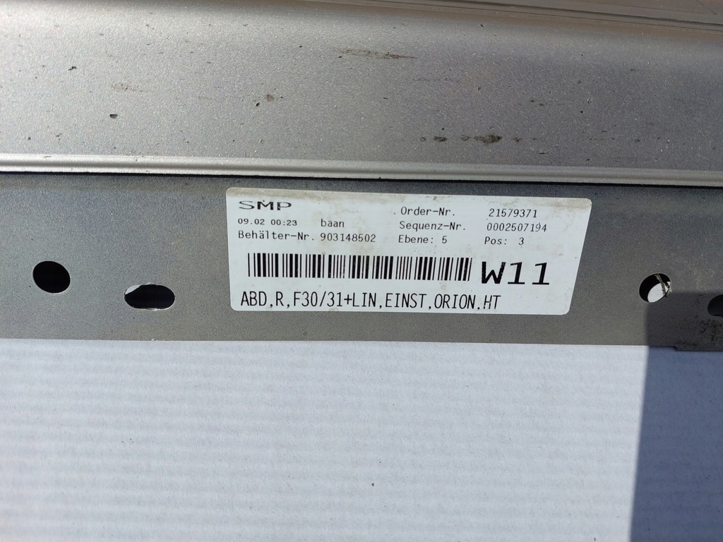 фото №5, Bmw 3 f30 молдинг поріг ліва золота