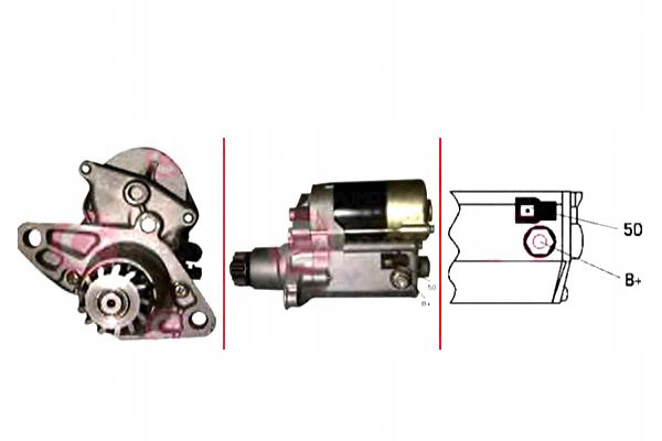 фото №1, Casco стартер toyota camry 2.0 gli 16v sv21_.