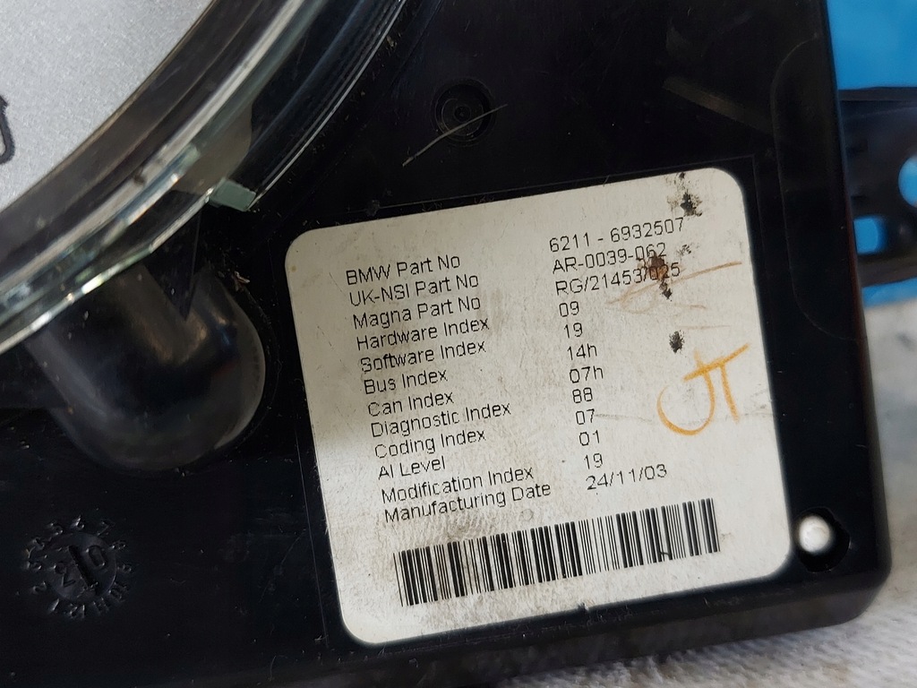 фото №3, Лічильник приладова панель mini r50 r53 1.6 b 62116932507