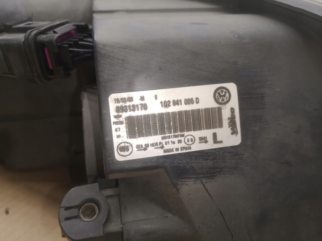 фото №11, Лампа левая перед передняя vw eos 05-10 uk