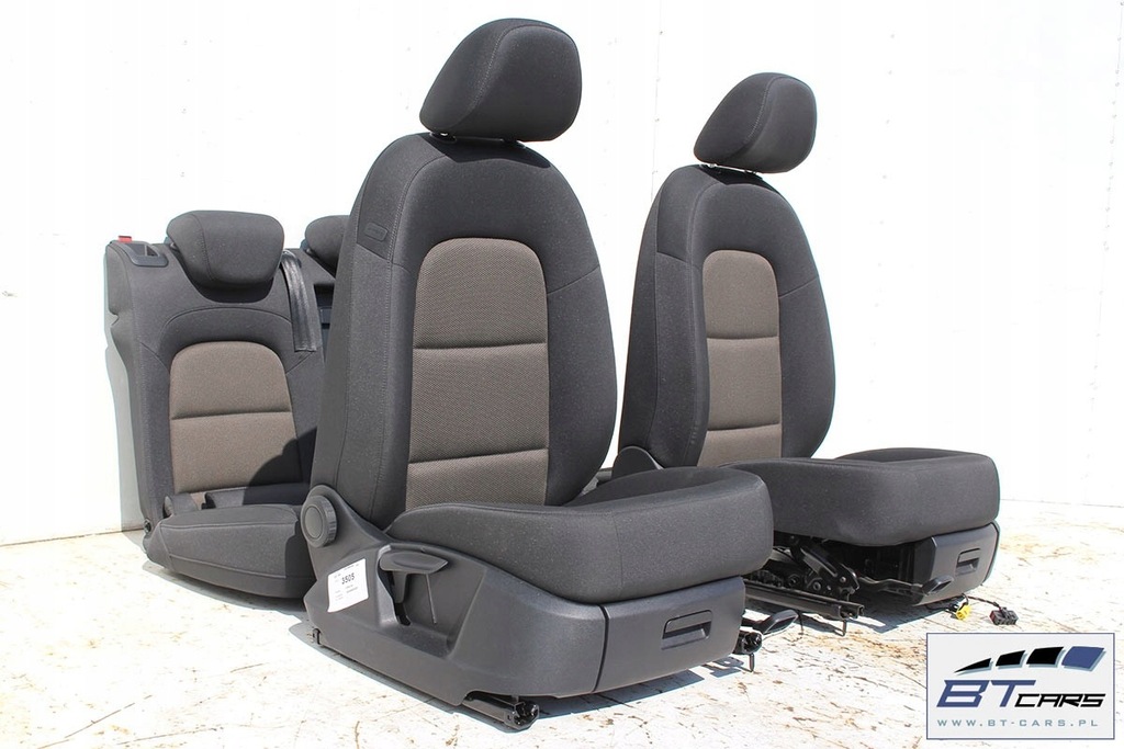 фото №5, Audi q3 сидіння комплект сидінь сидіння сидіння сидіння оббивка 8u велюр pr