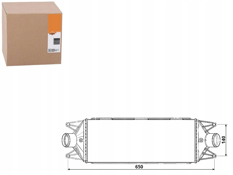 фото №1, Інтеркулер iveco daily iv 3.0d 07.07-08.11 nrf